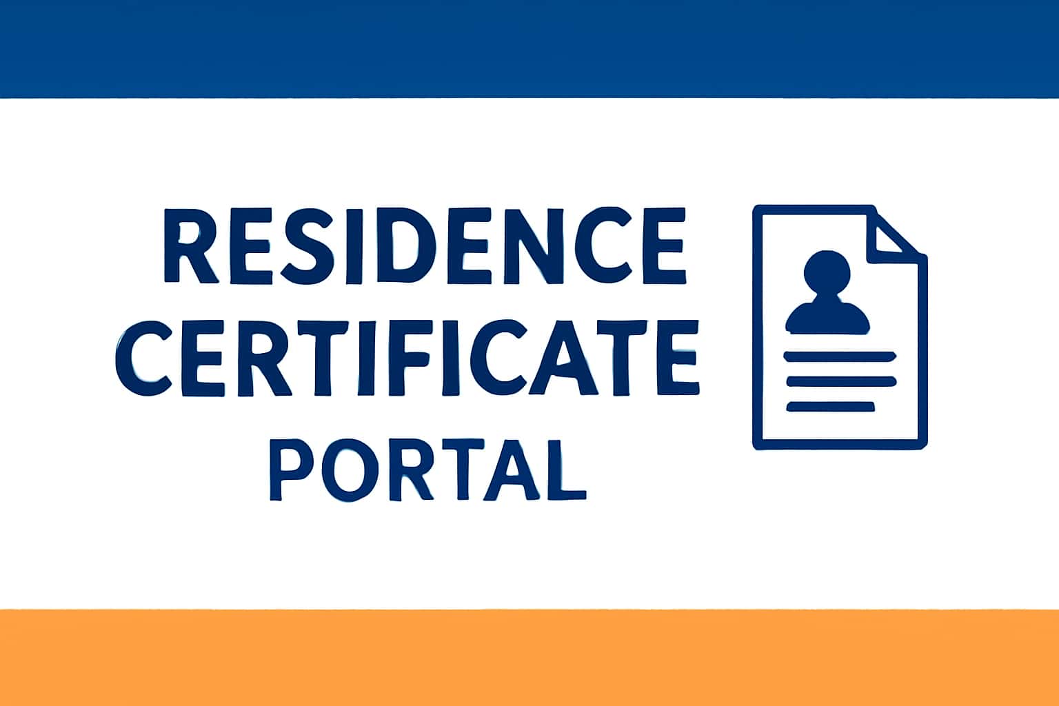 Features of the Residence Certificate Portal